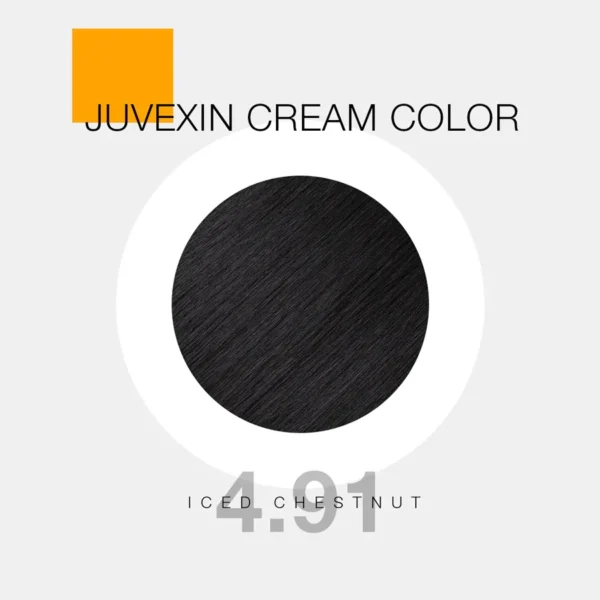 سری رنگ موهای Juvexin Cream Color Pro Iced Chestnut