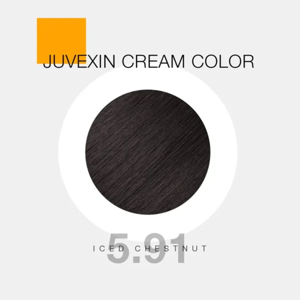 سری رنگ موهای Juvexin Cream Color Pro Iced Chestnut