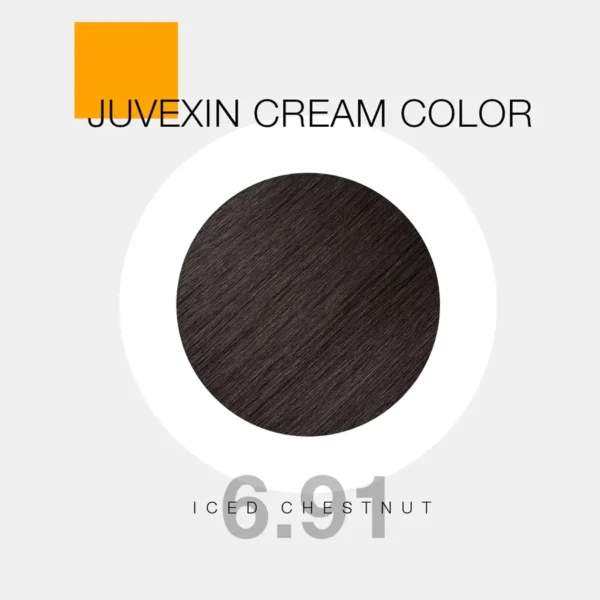 سری رنگ موهای Juvexin Cream Color Pro Iced Chestnut