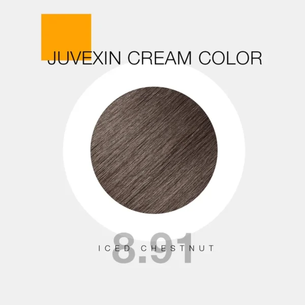 سری رنگ موهای Juvexin Cream Color Pro Iced Chestnut